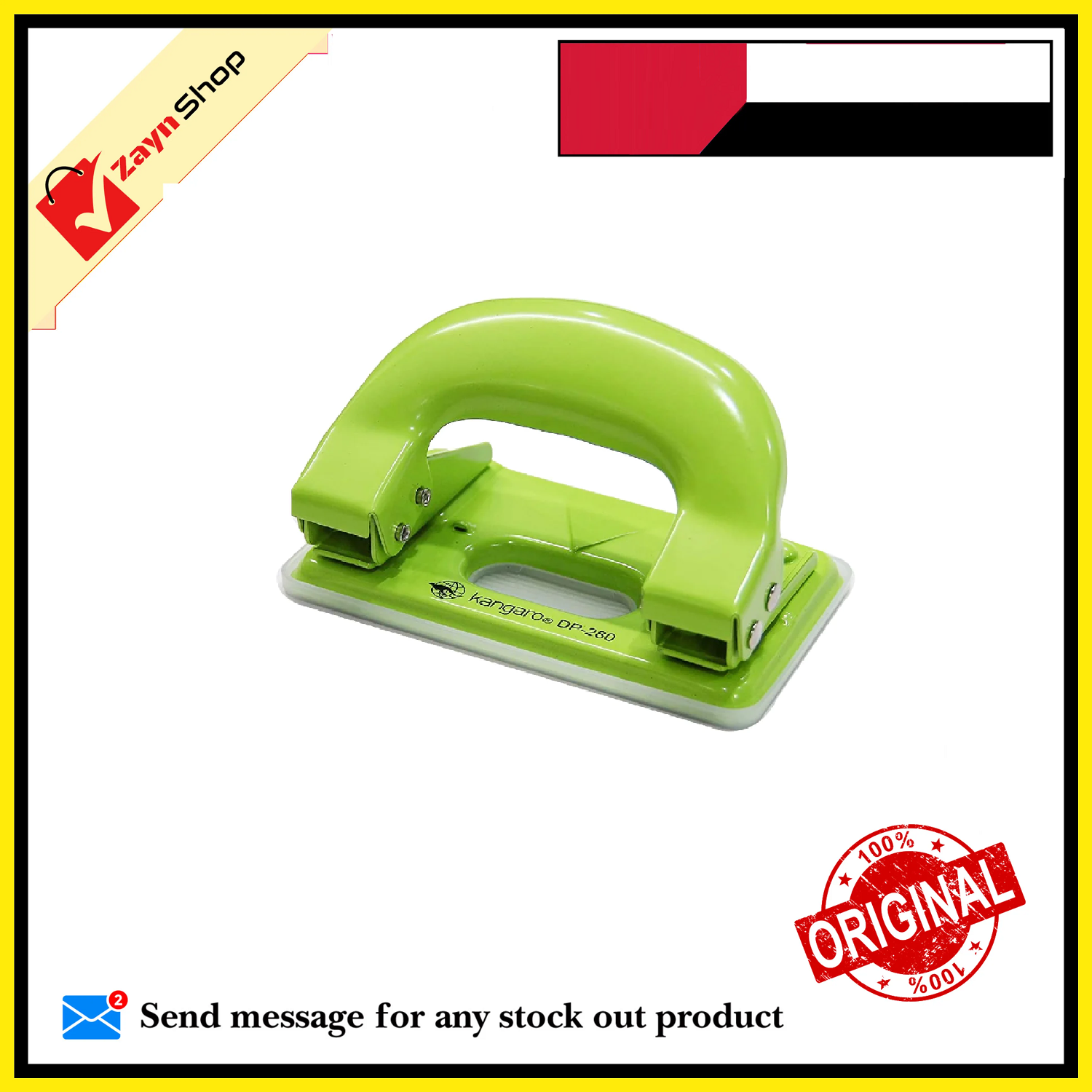 Kangaro DP 280 Punch Machine up-to 10 sheets Random Color 1 pcs_img_4