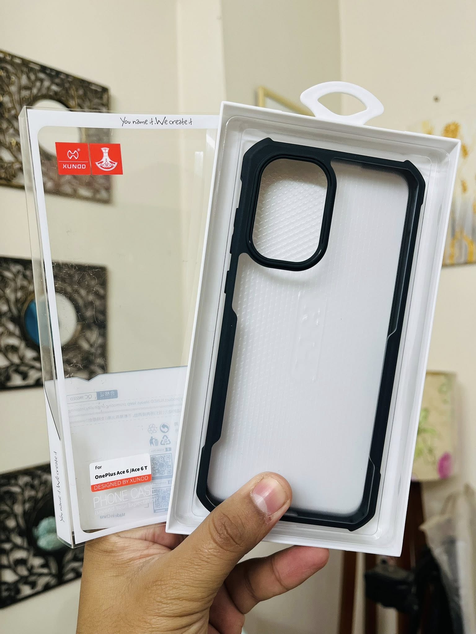 OnePlus ACE 6 / ACE 6T XUNDD Airbag Shockproof Protection Back Transparent Case Phone Case Back Cover 1+ACE 6/Ac6T