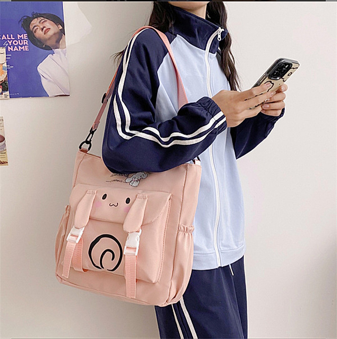 Korean Style Crossbody Bag || Student Casual Shoulder Bag_img_3