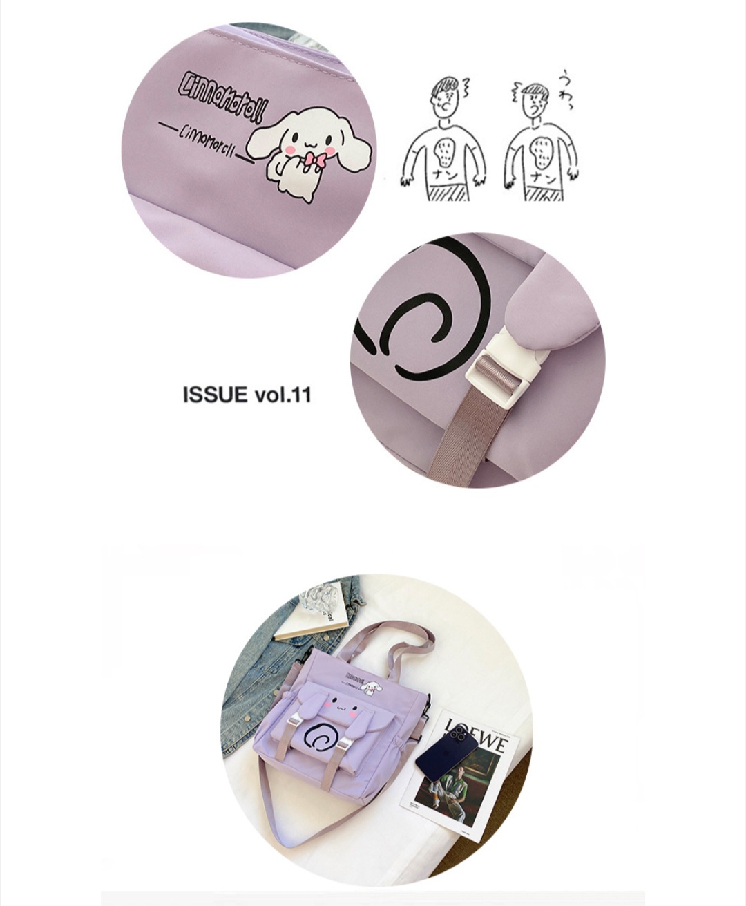 Korean Style Crossbody Bag || Student Casual Shoulder Bag_img_6