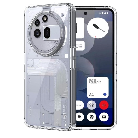 EGOTUDE Clear Transparent Hard Back Cover Case for Nothing Phone 3a Pro_img_8