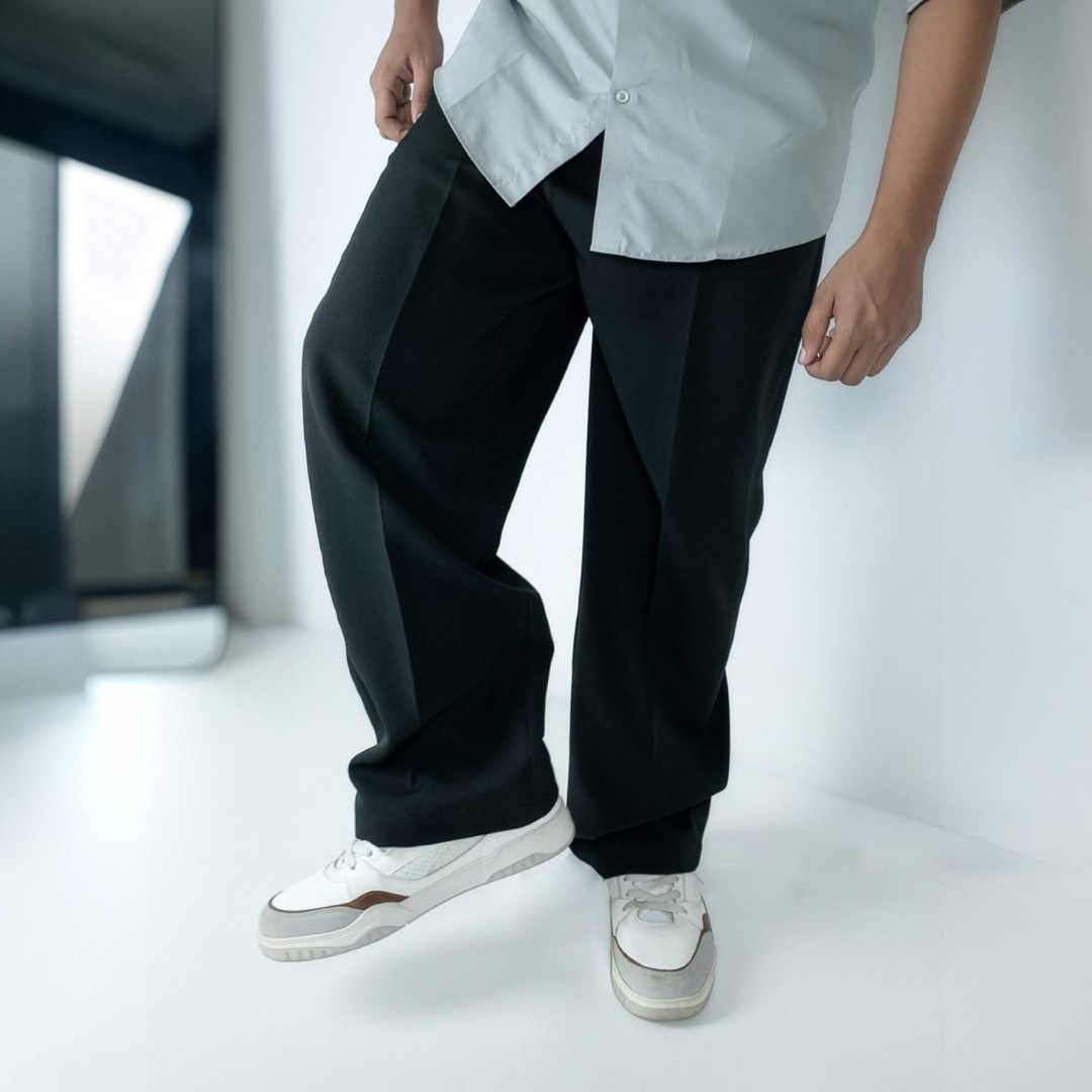 Premium Baggy Formal Pant ( Z Black )_img_3