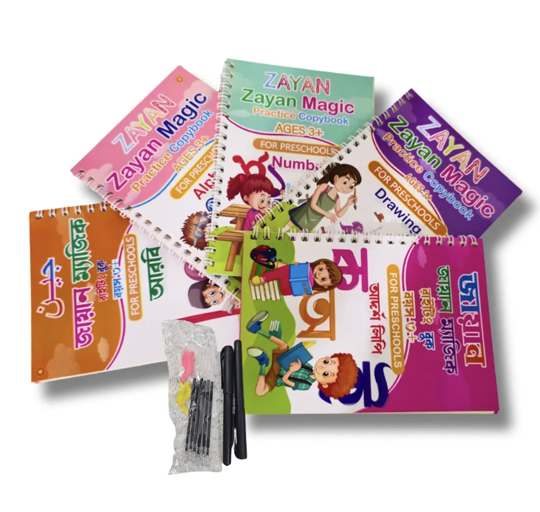 164 Flash Card + 5 Magic Book + LCD Tab Combo - Image 4