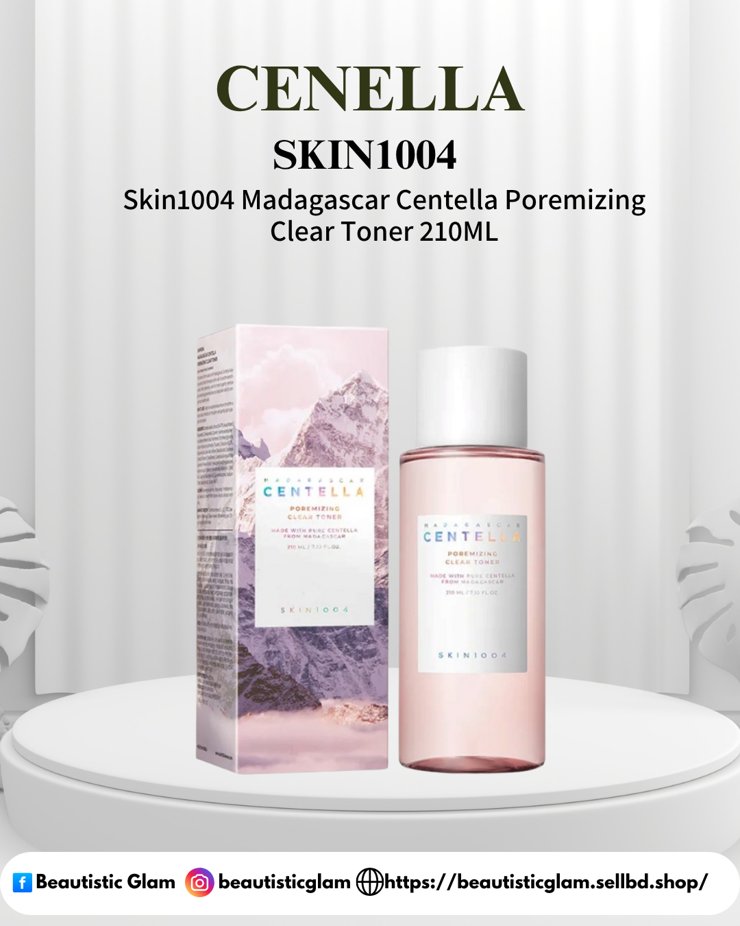 Centella Skin1004 Madagascar Centella Poremizing Clear Toner 210ML