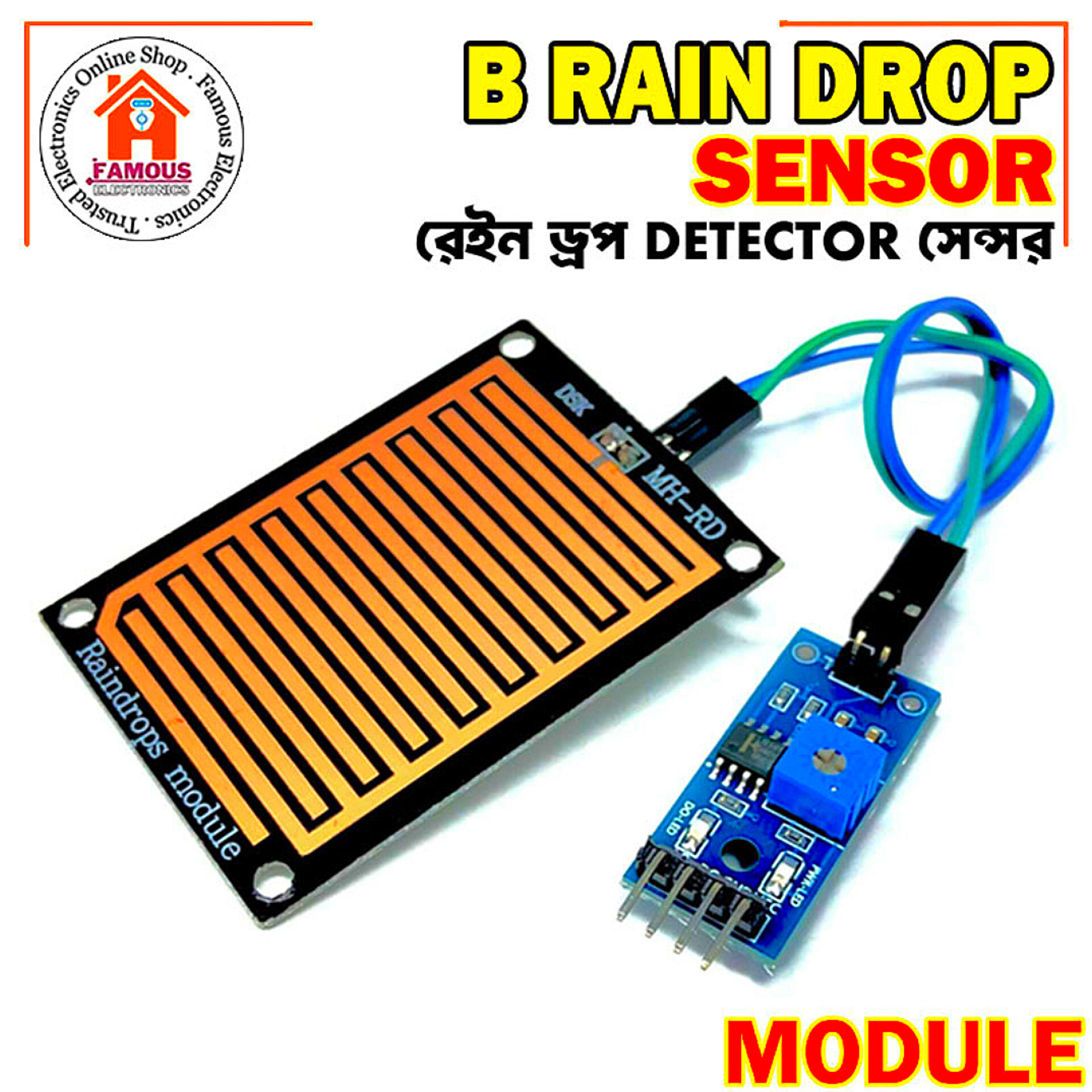Rain Drop Detection Sensor Module_img_2