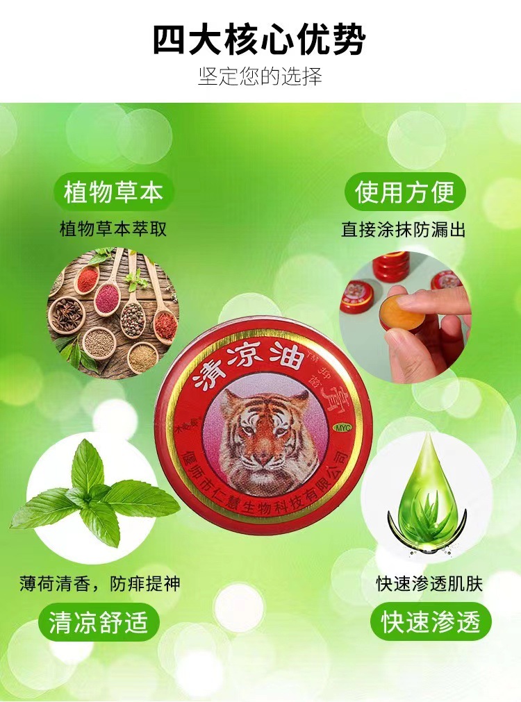Tiger Balm Pain Relieving Balm Regular Strength 3g – Travel Size - Made in China_img_1