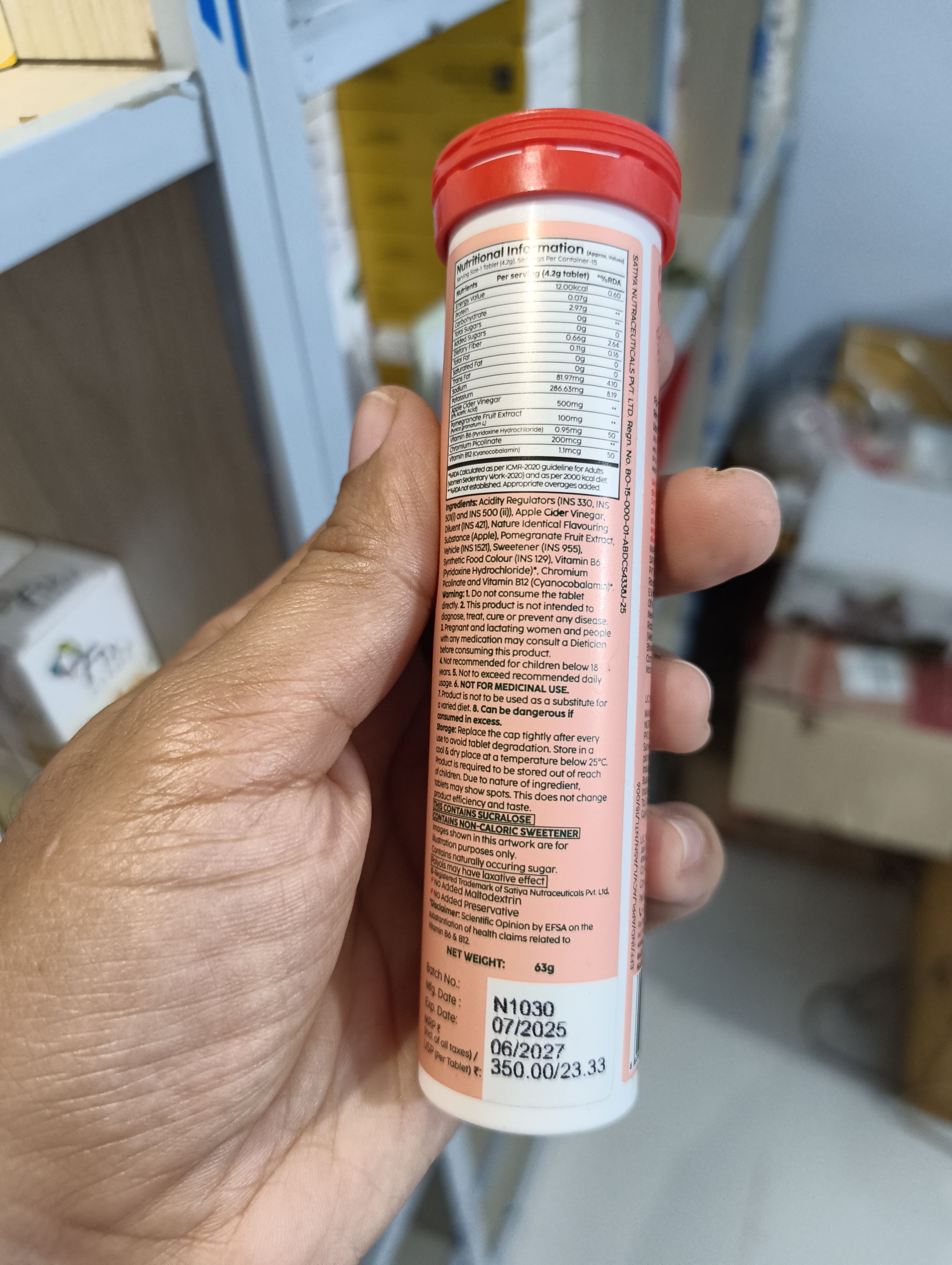 Plix Apple Cider Vinegar - 15N (apple flavour)_img_1