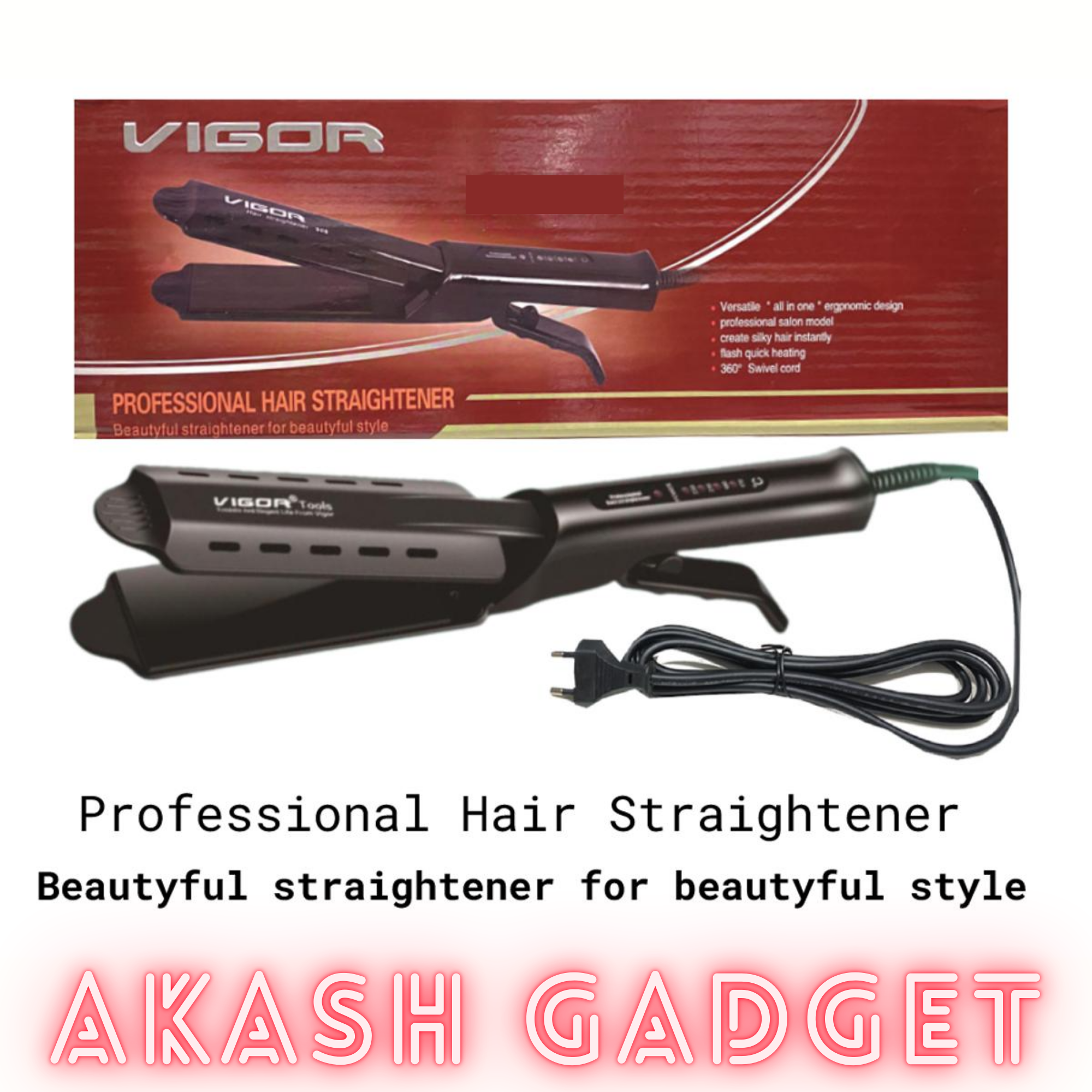 VIGOR V-908 Professional Hair Straightener_img_6