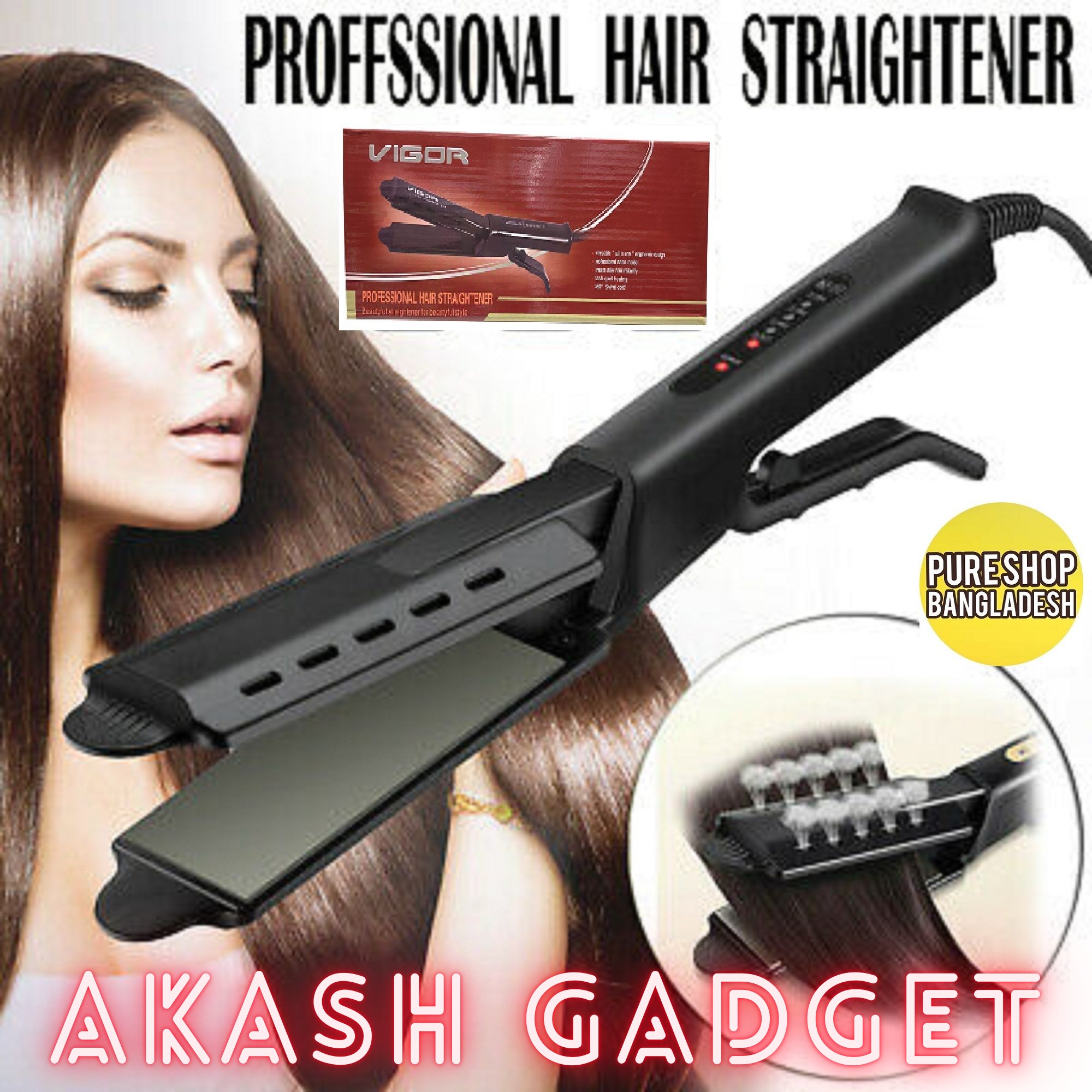 VIGOR V-908 Professional Hair Straightener_img_7