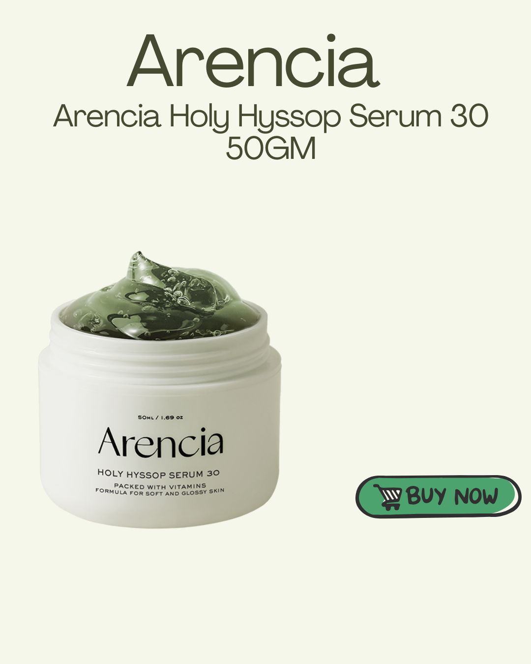Arencia Holy Hyssop Serum 30 50GM