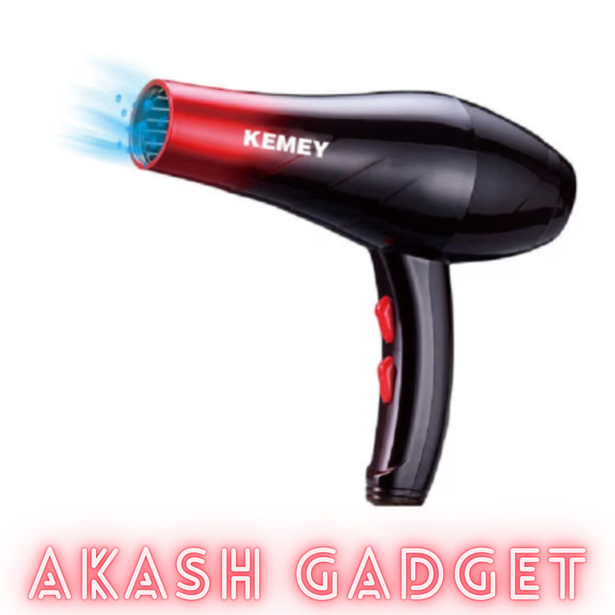 Kemey KM-3322 Professional 2 in 1 Hair Dryer | 3000W Powerful Motor_img_2