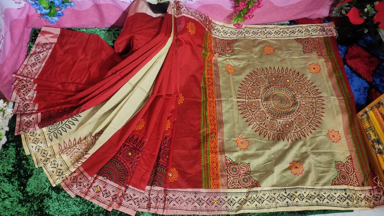 Embroidered Dhupian Silk Saree_img_0