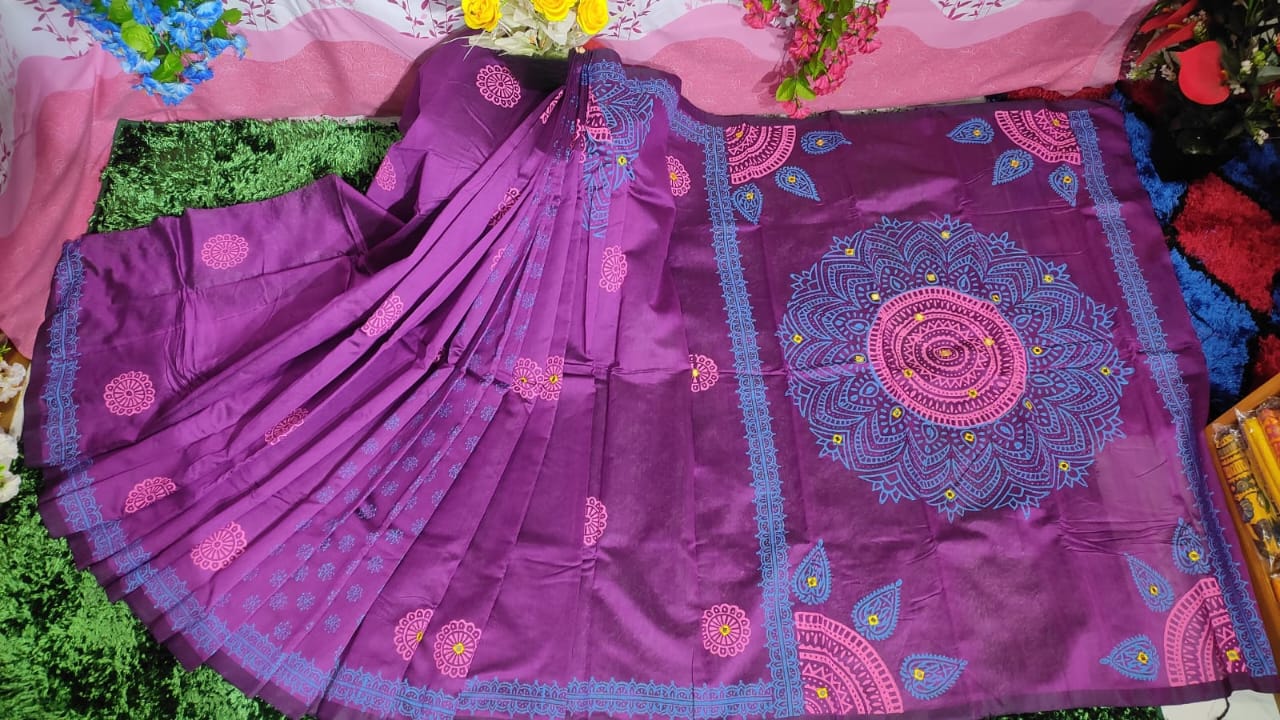 Embroidered Dhupian Silk Saree_img_0