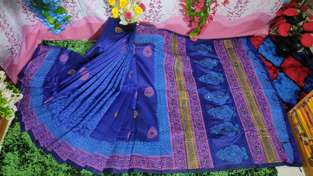 Embroidered Dhupian Silk Saree_img_0