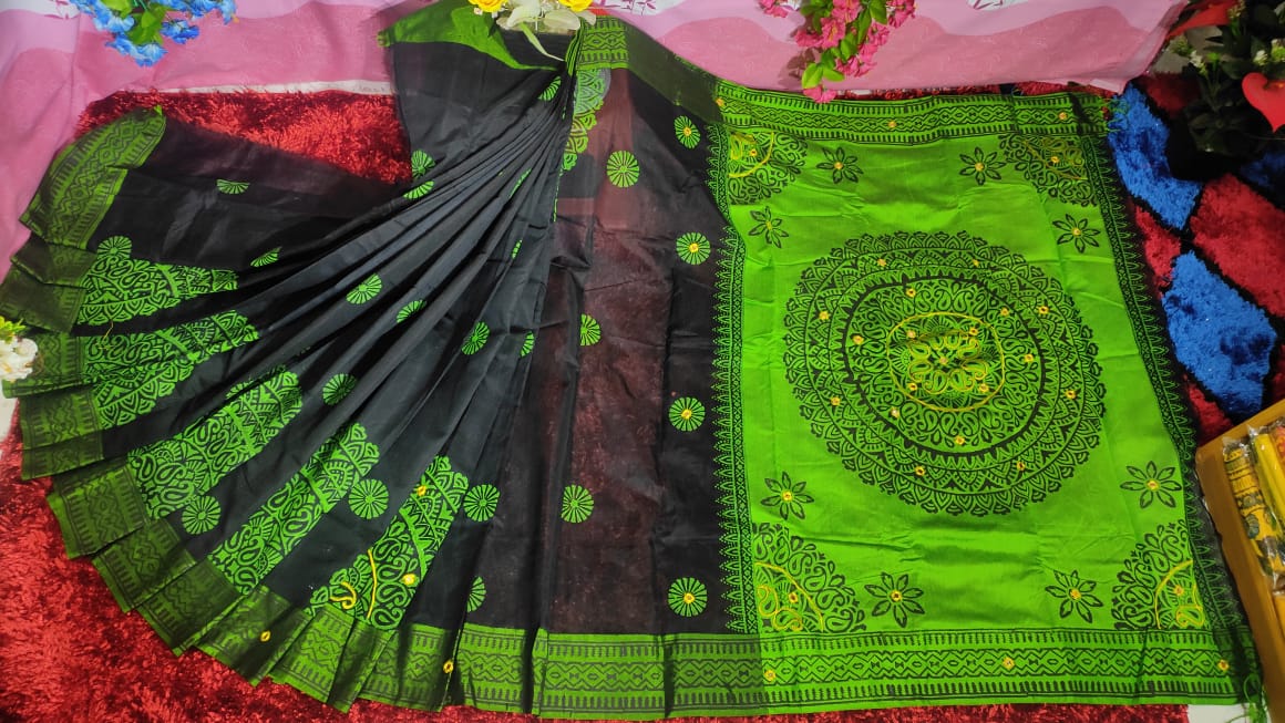 Embroidered Dhupian Silk Saree_img_0