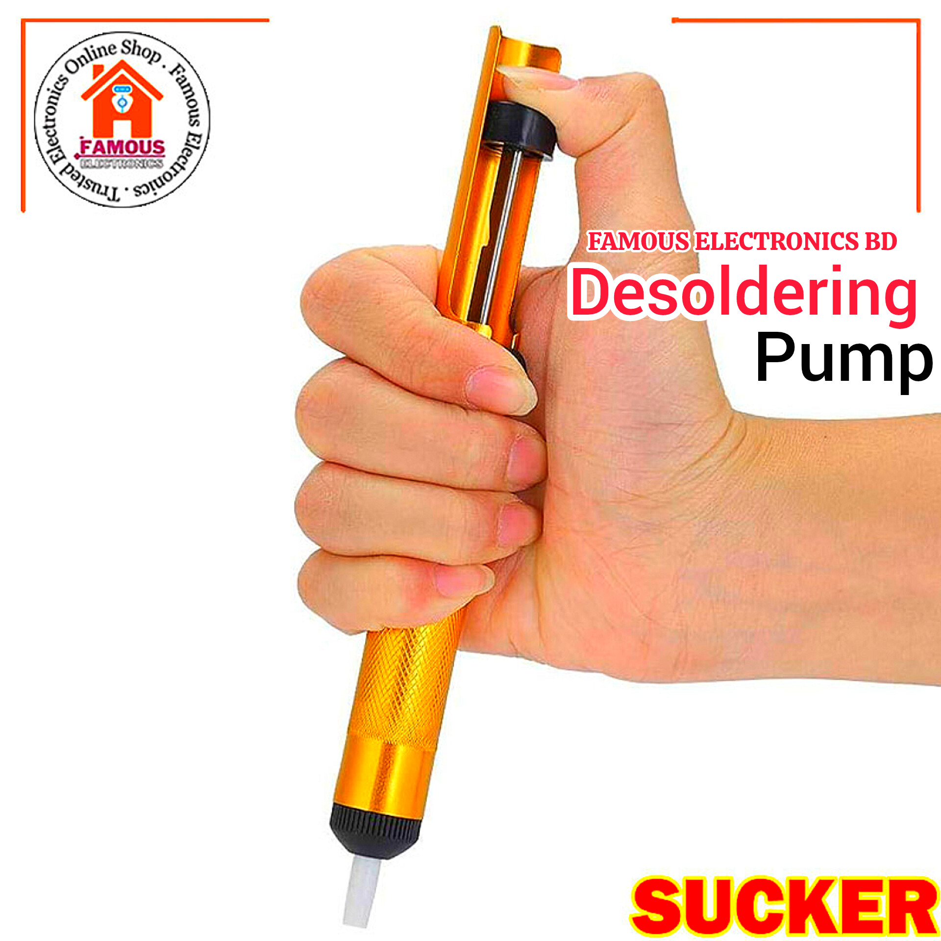 Desoldering Tool, Manual Tin Suction Cup, Desoldering Pump Solder Removal Tool