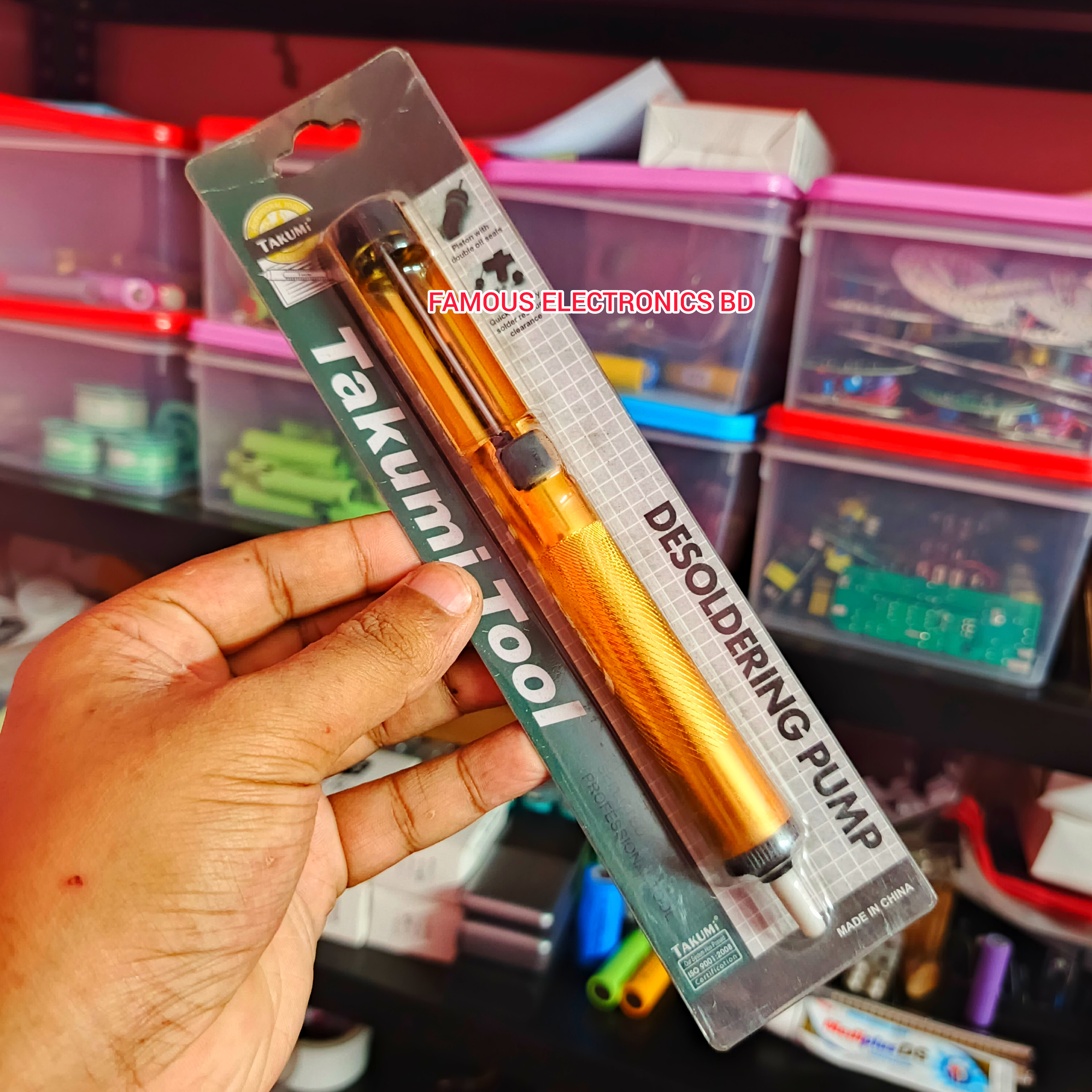 Desoldering Tool, Manual Tin Suction Cup, Desoldering Pump Solder Removal Tool_img_1