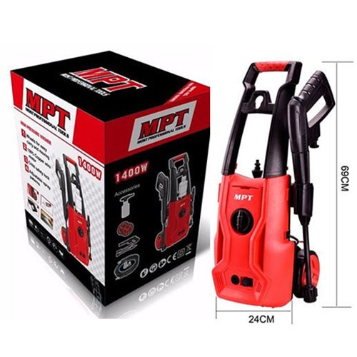 MPT MHPW1403,1400W High Pressure Washer, Car Washer, Bike Washer, 125 Bar, Model: MHPW1403