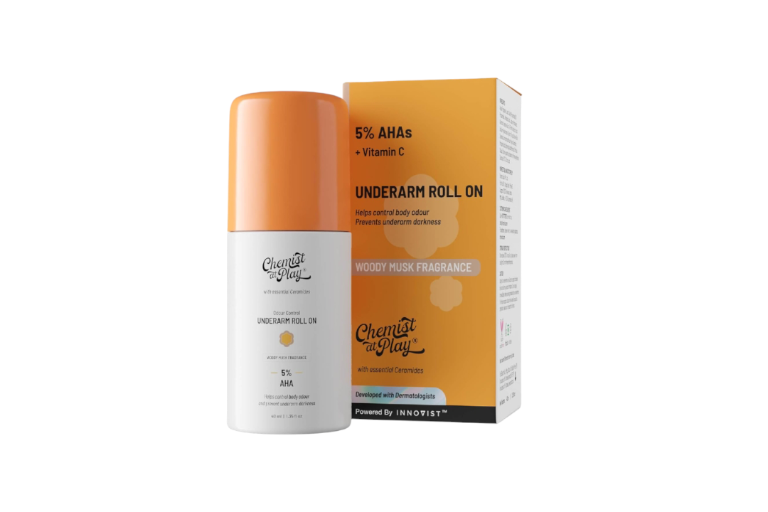 Chemist at Play Underarm Roll On (Woody Musk Fragrance)- 40ml