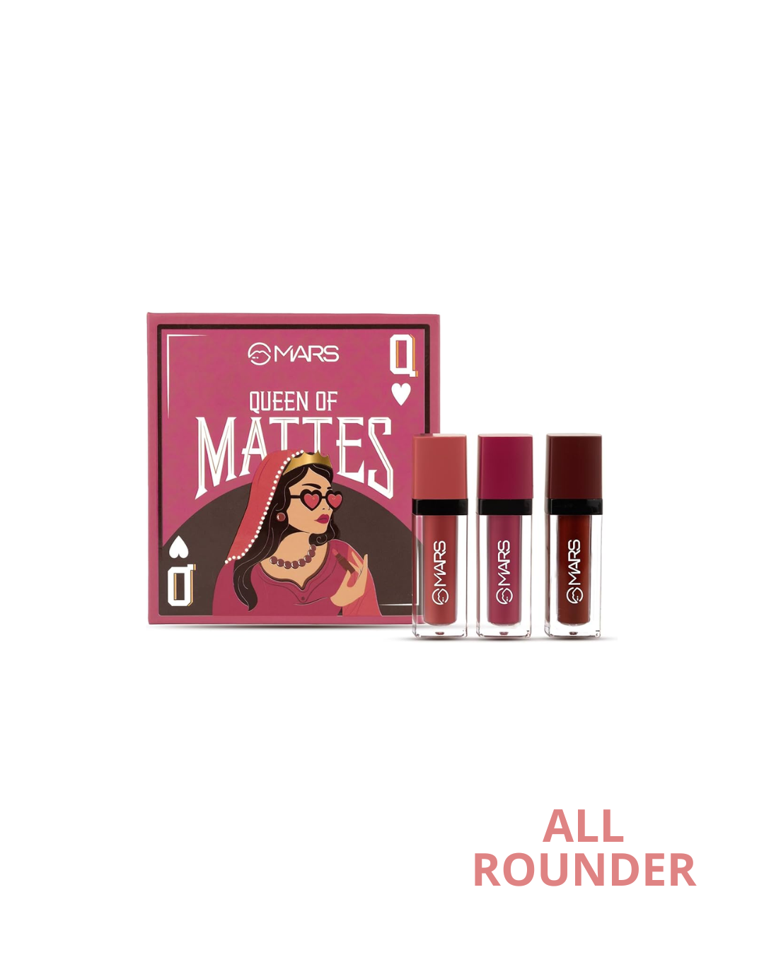 MARS Queen of Mattes Liquid Lipsticks Box Set of 3