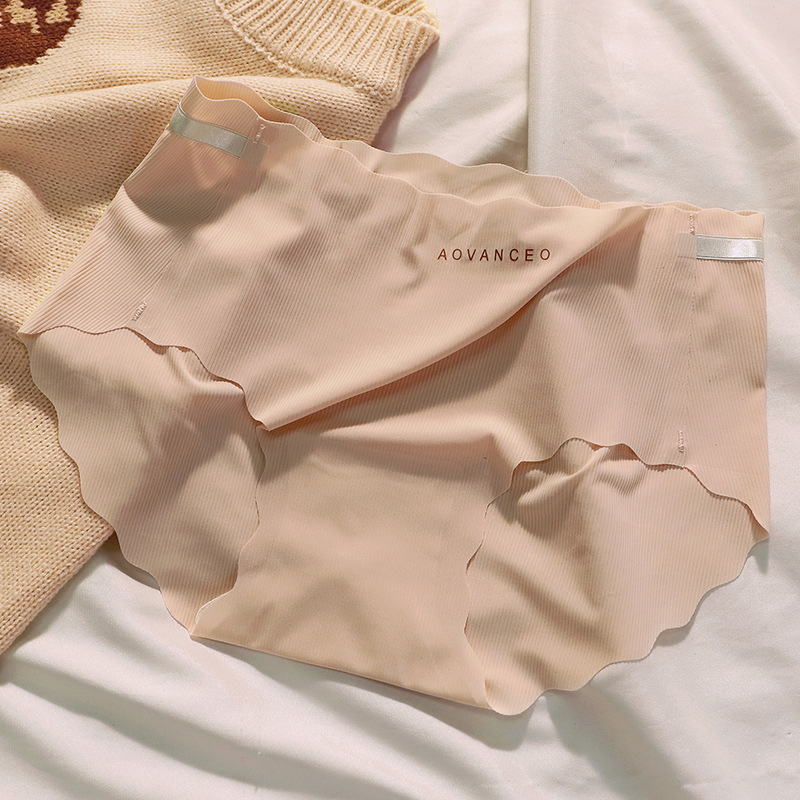 Ice Silk Seamless Women's Panties Breathable Soft Underwear Cozy Underpants Cute Briefs Skin-Friendly Female Lingerie_img_6