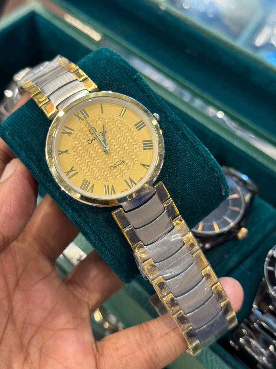 Omega Super Slim Quartz Watch || Semi AAA Grade Master Copy