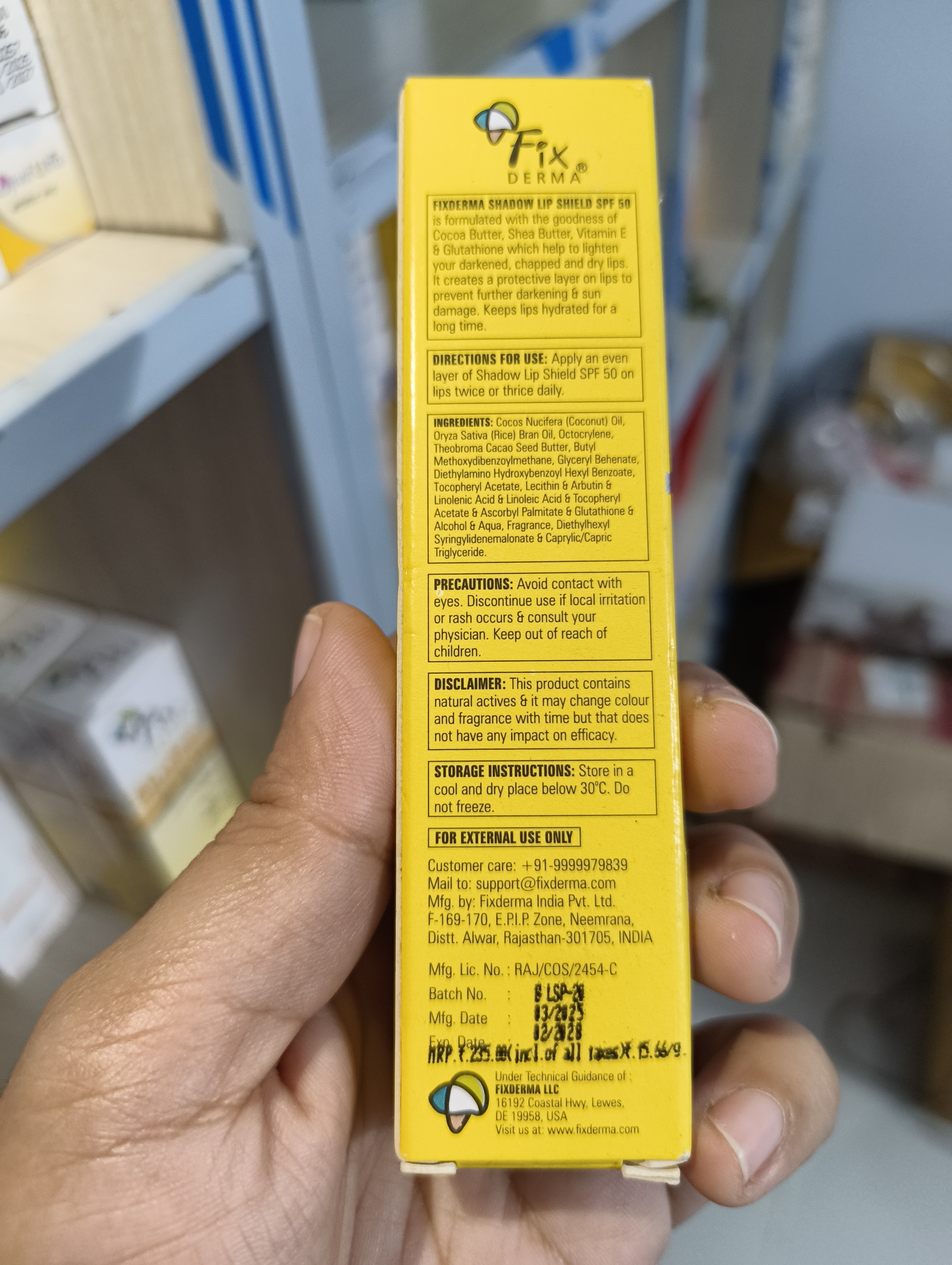 Fixderma Lip Balm with SPF 50 | 15g_img_2