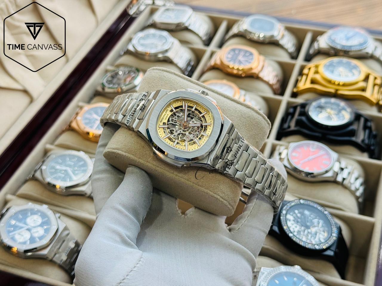 Patek Phillippe Skelaton Automatic Watch || U1 Grade Master Copy