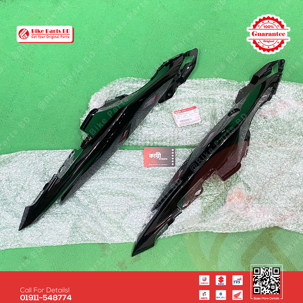 Back Panel (Black Colour) for Suzuki Gixxer & Gixxer SF (New Model) bike.