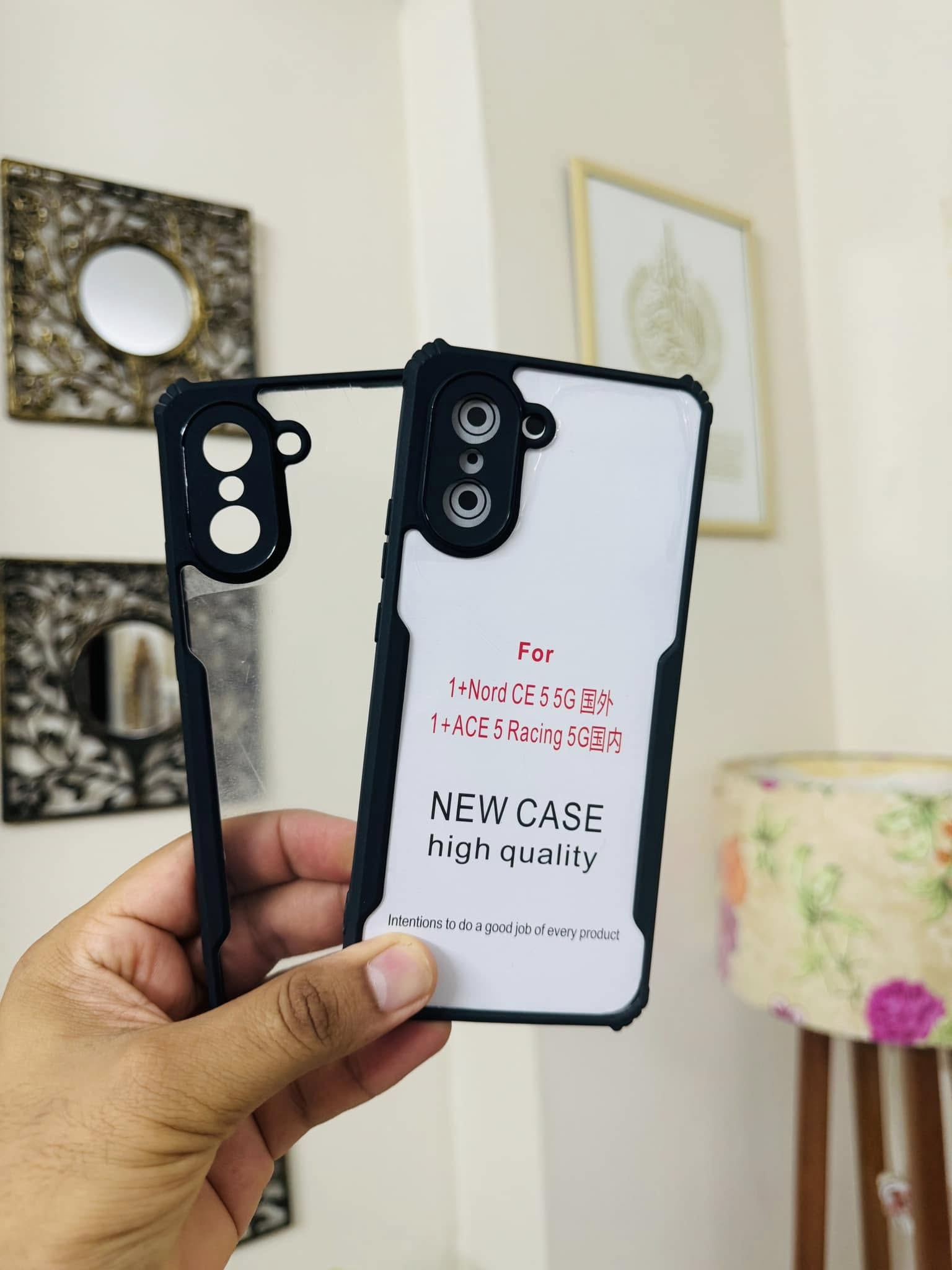 Oneplus NORD CE5 Back Cover Transparent Hard Shock Prof Back Cover XUNDDFUSION