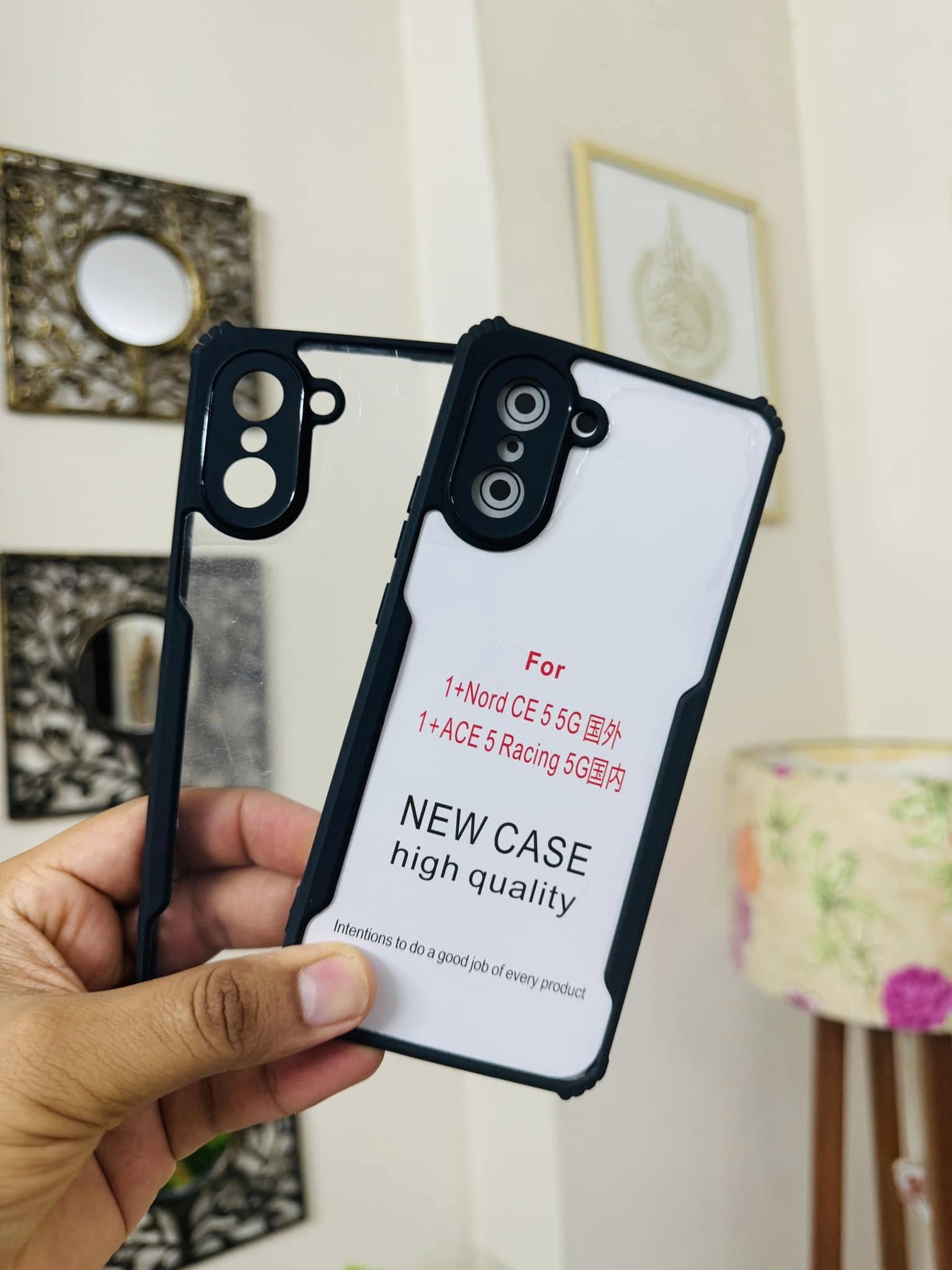 Oneplus NORD CE5 Back Cover Transparent Hard Shock Prof Back Cover XUNDDFUSION_img_1