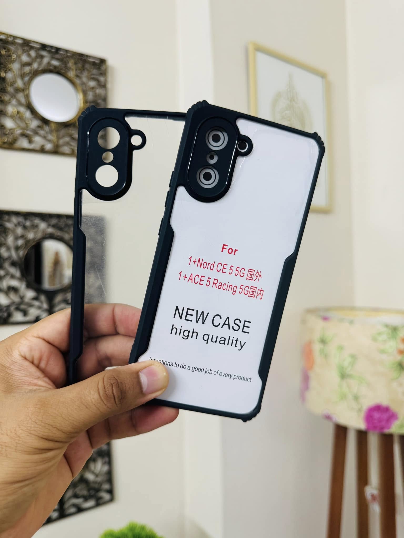 Oneplus NORD CE5 Back Cover Transparent Hard Shock Prof Back Cover XUNDDFUSION_img_2