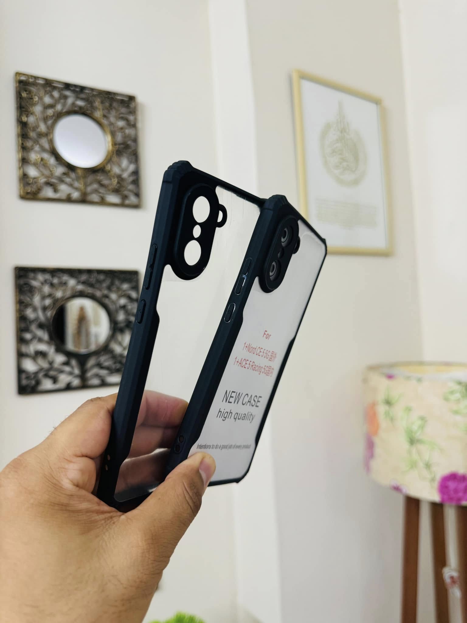 Oneplus NORD CE5 Back Cover Transparent Hard Shock Prof Back Cover XUNDDFUSION_img_4