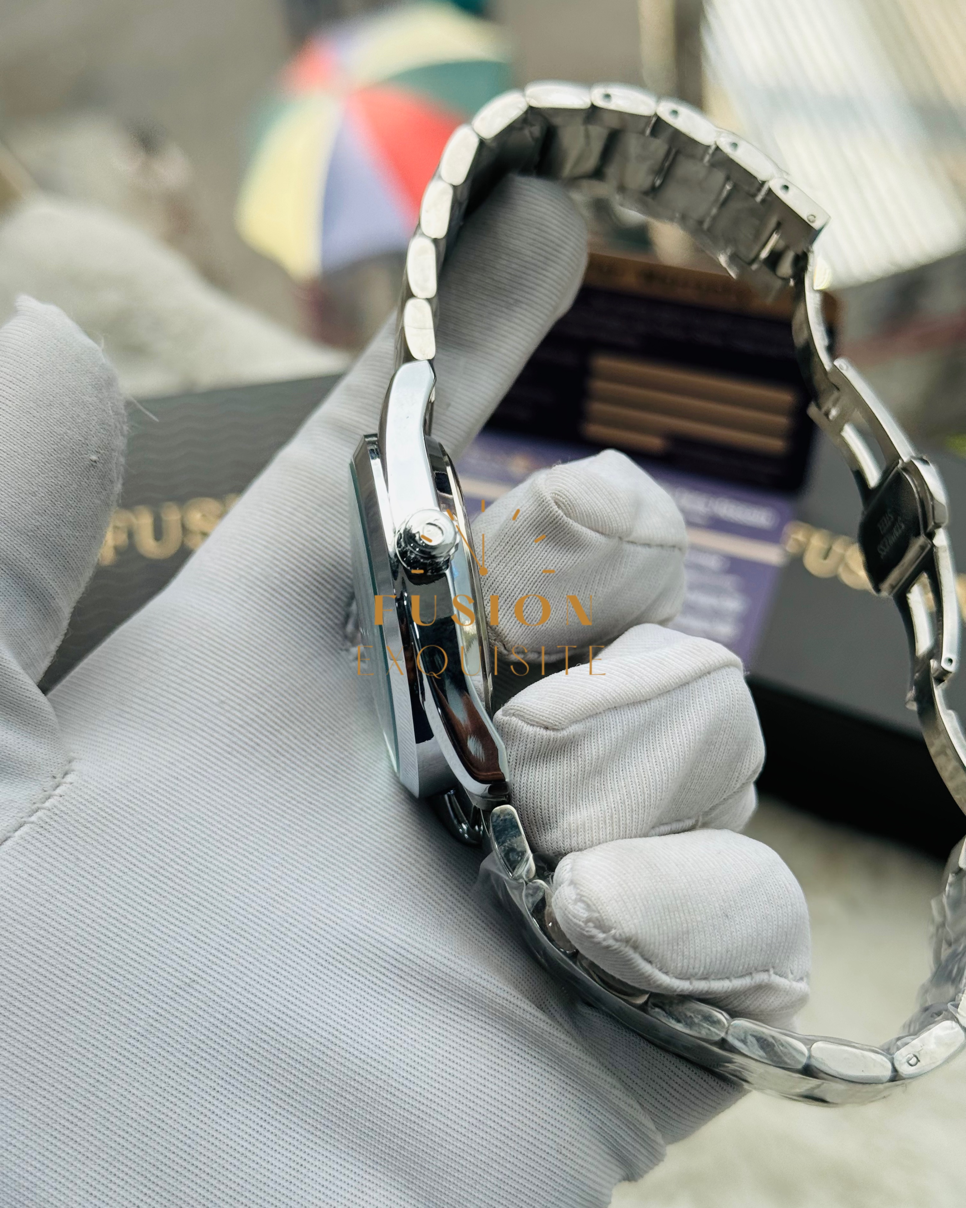 Omega Formal Silver White Dial Swift Movement Watch (AA Grade)_img_1