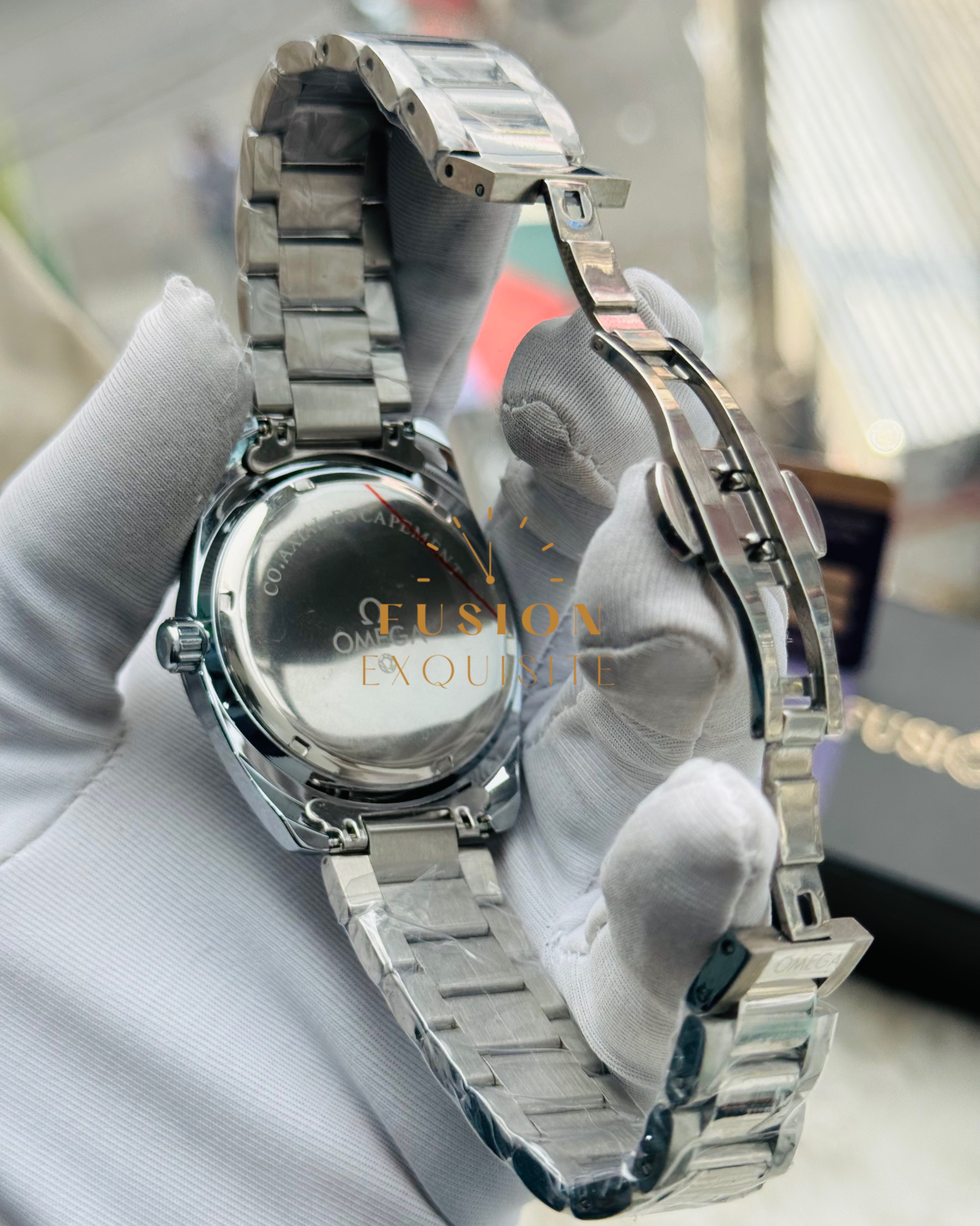 Omega Formal Silver White Dial Swift Movement Watch (AA Grade)_img_2