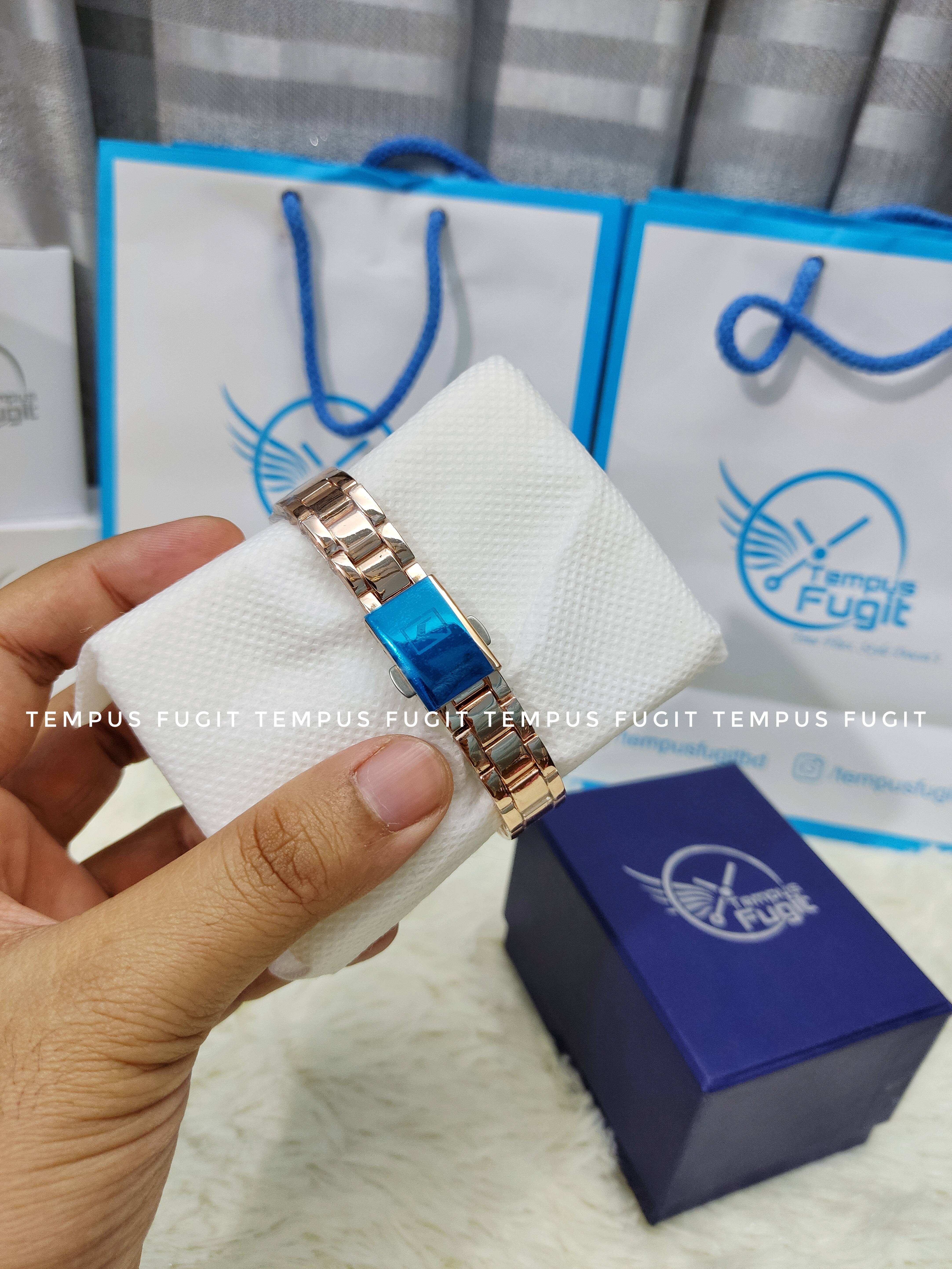 Curren 9017 Ladies Chain Watch- Coffe Dial- Rose Golden Bezel- Rose Golden Chain- TF Code CR451CF_img_6