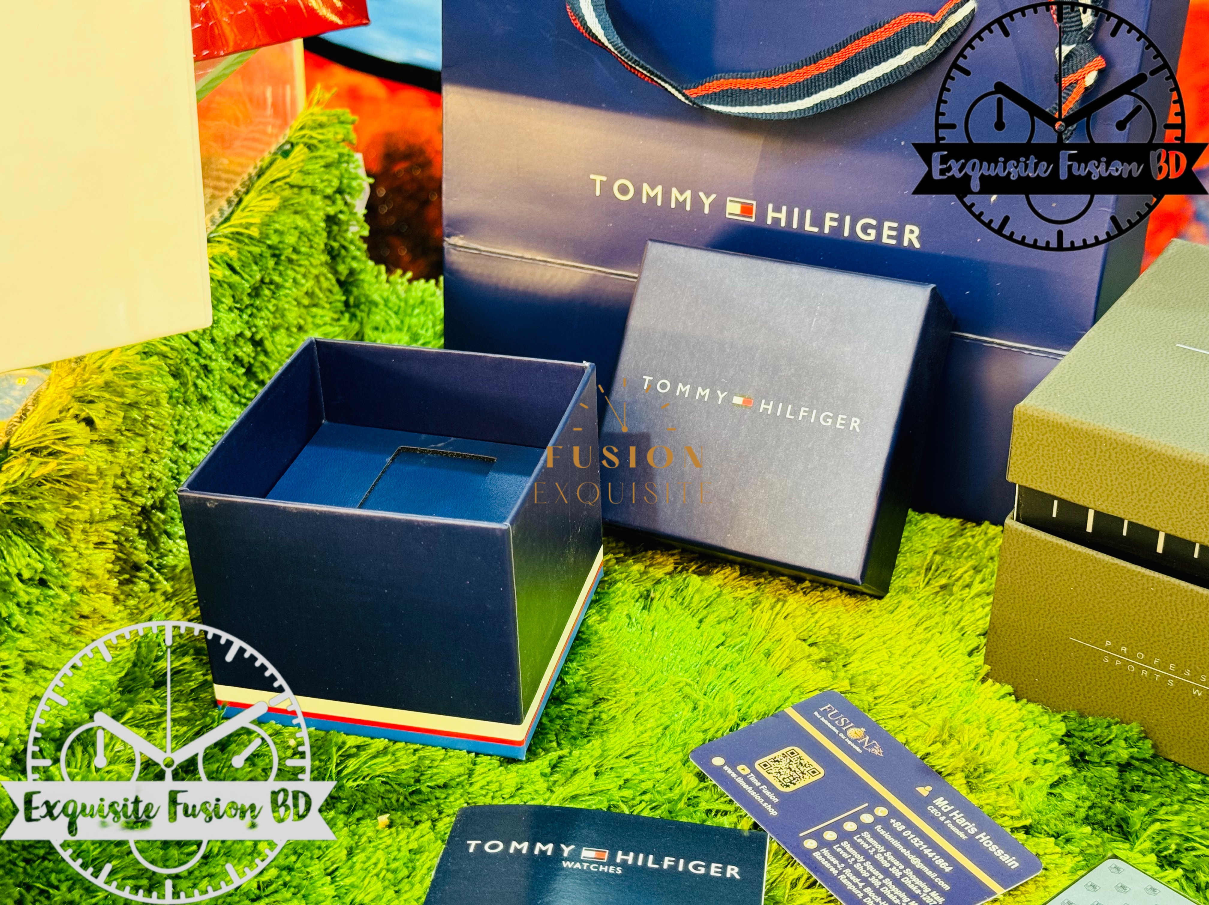 Tommy Hilfiger Blue White Dial Chronograph Watch (AA Grade)_img_4