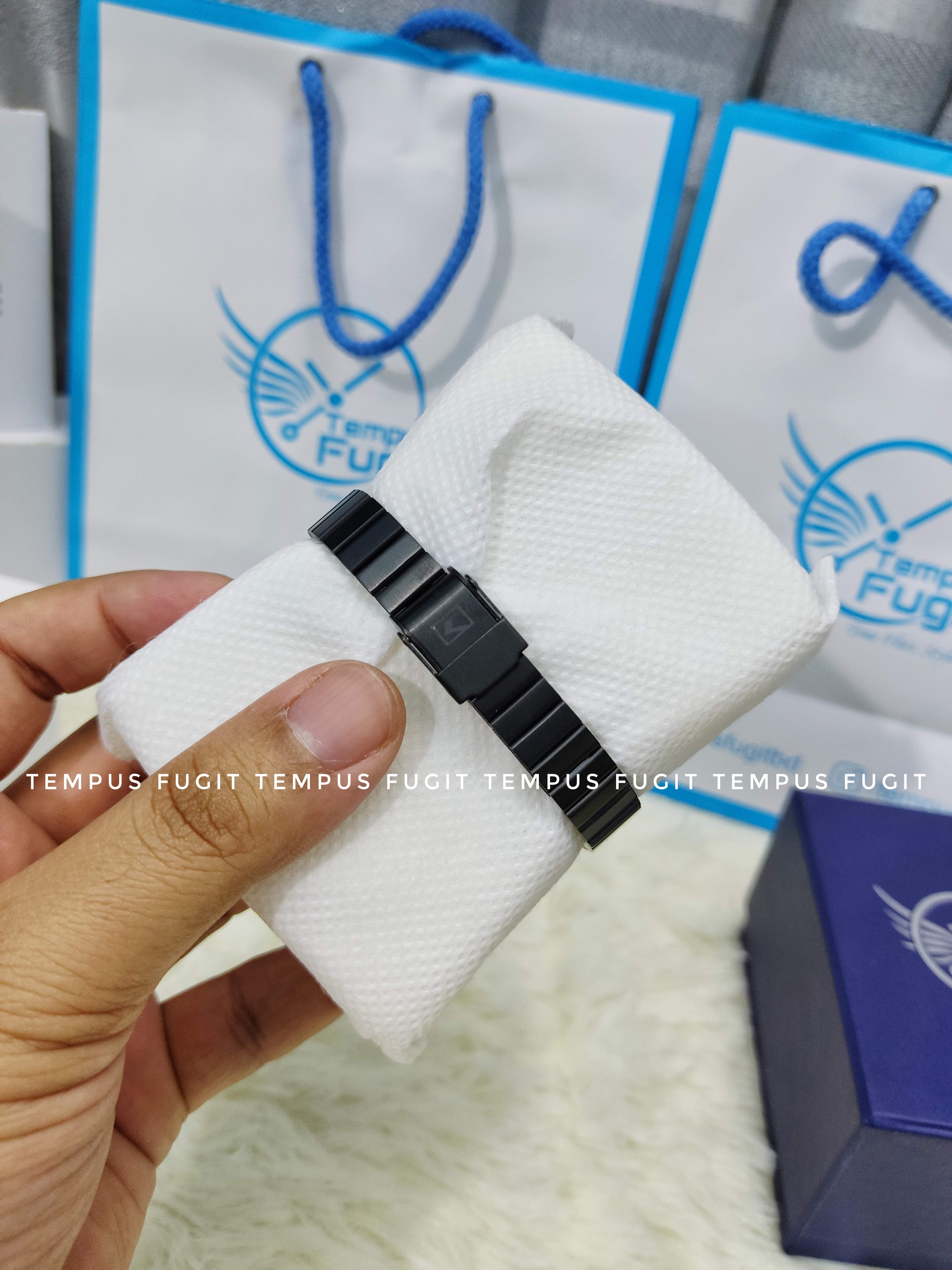 curren 9041 Ladies Chain Watch- Black Dial- Black Bezel- Black Chain- TF Code CR083CF_img_9