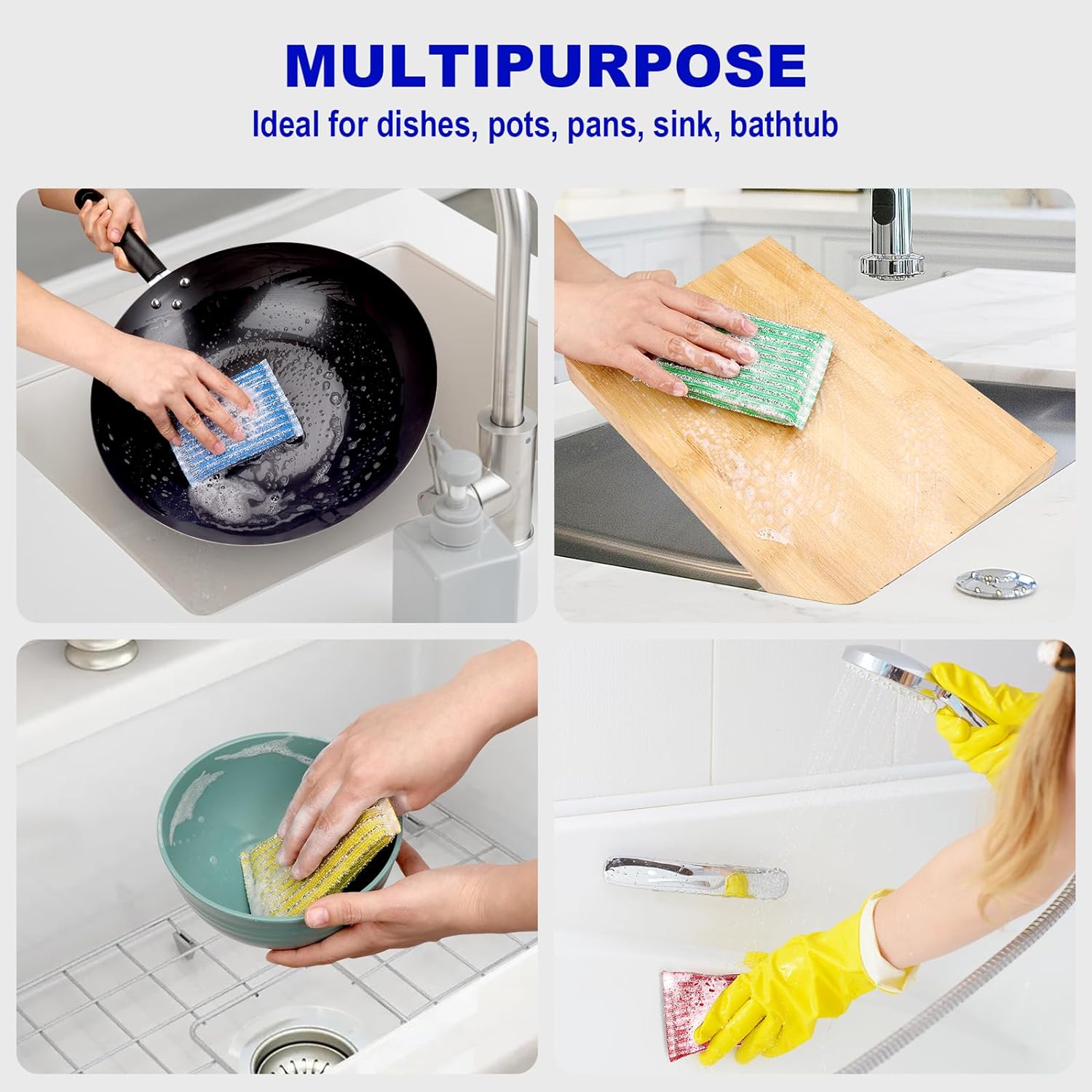 All Purpose Scouring Pad AS-0407 ( 2pcs )_img_4