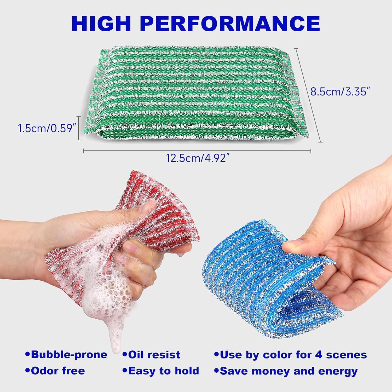 All Purpose Scouring Pad AS-0407 ( 2pcs )_img_9