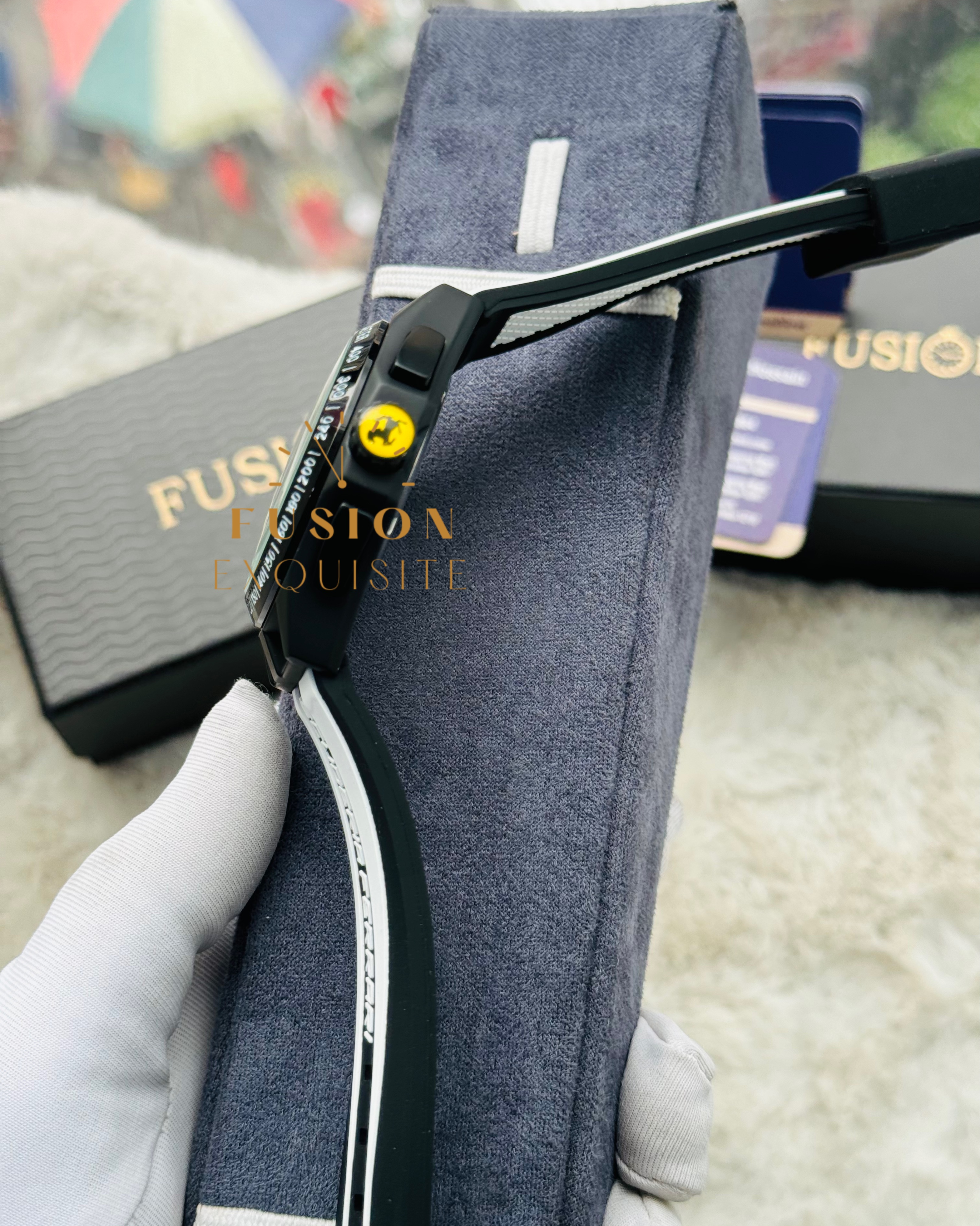 Ferrari White Chronograph Watch (AA Grade)_img_1