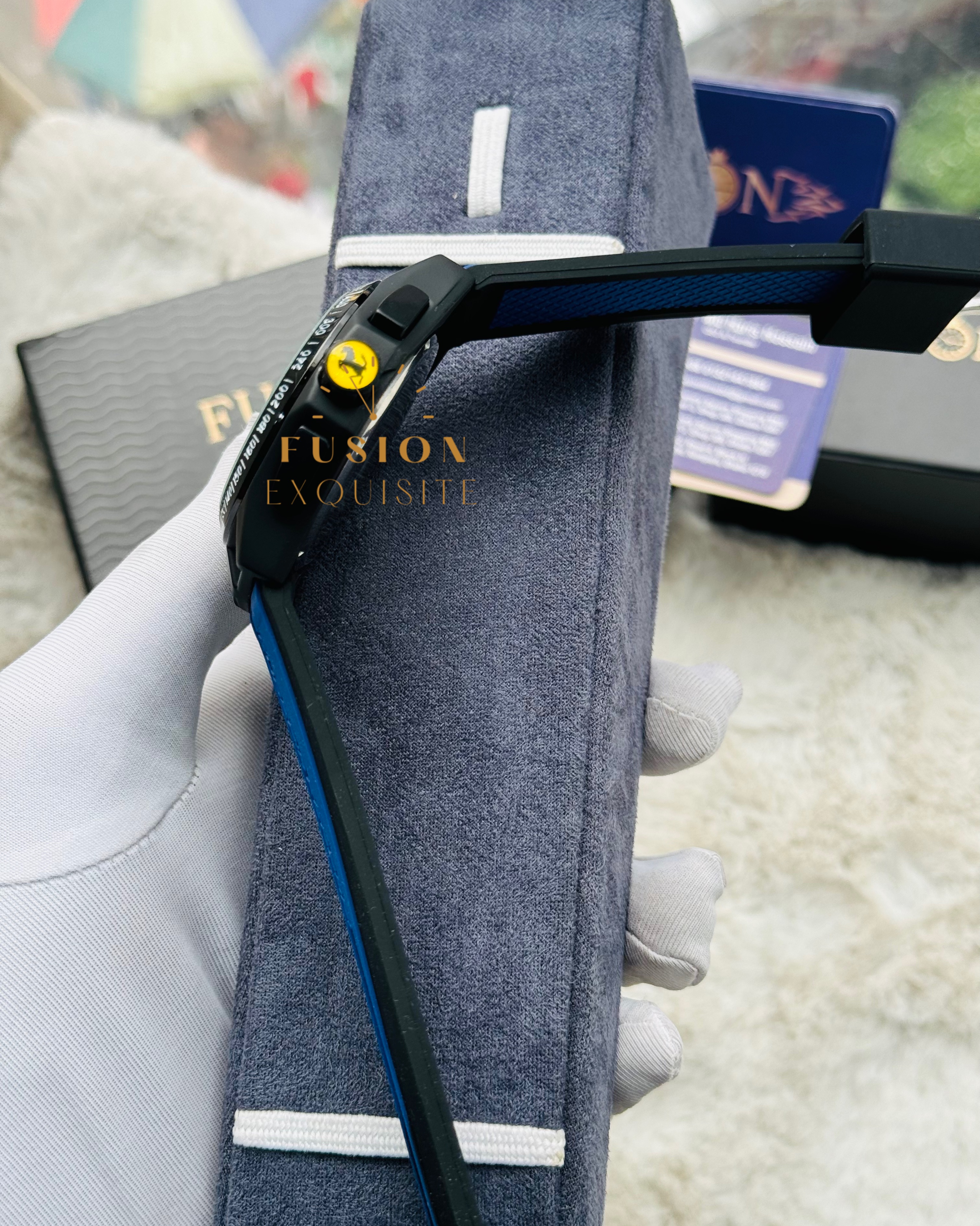 Ferrari Blue Chronograph Watch (AA Grade)_img_1