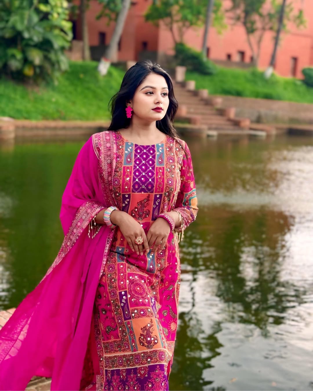 Georgette Readymade Three Piece_img_0