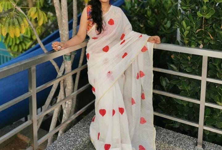 Georgette Embroidered Saree_img_0