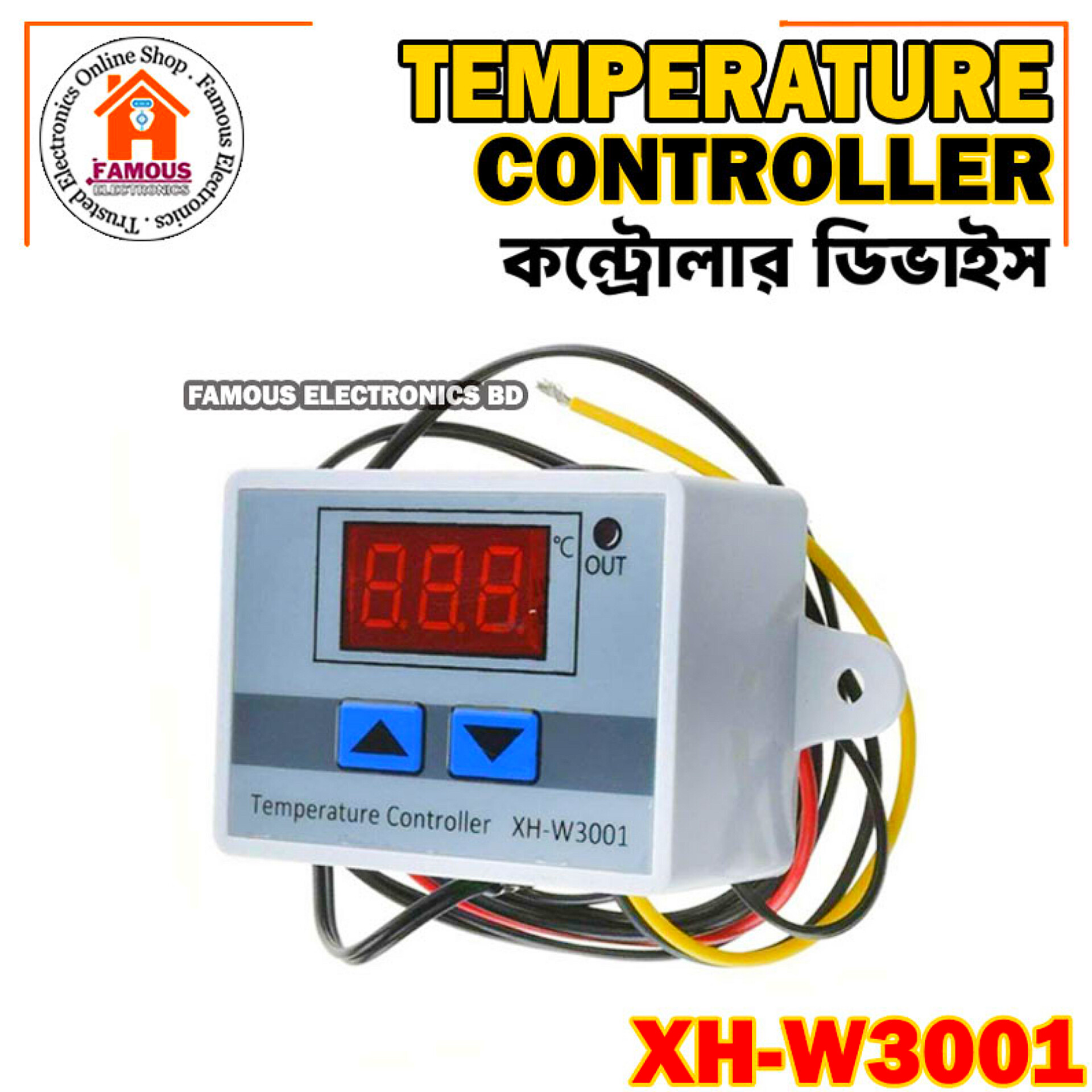 XH-W3001 Digital Temperature Controller AC 220v LED Display Thermometer Controller Supply AC220V Using Egg Incubator Equivalent_img_0