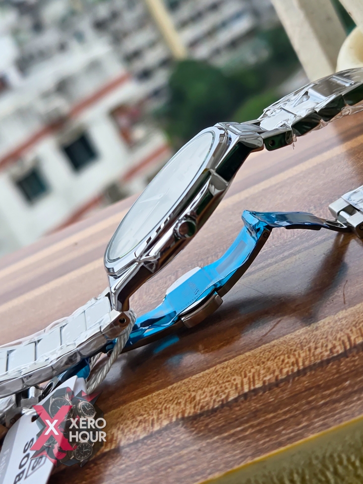 Sober Hexagon (7666) | 6.6mm slim | Silver Body grey dial_img_4