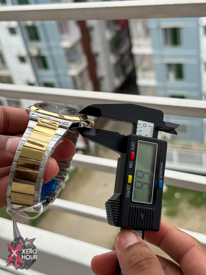 Sober Hexagon (7666 Model) | 6.6mm | Dual Tone Black Dial_img_1