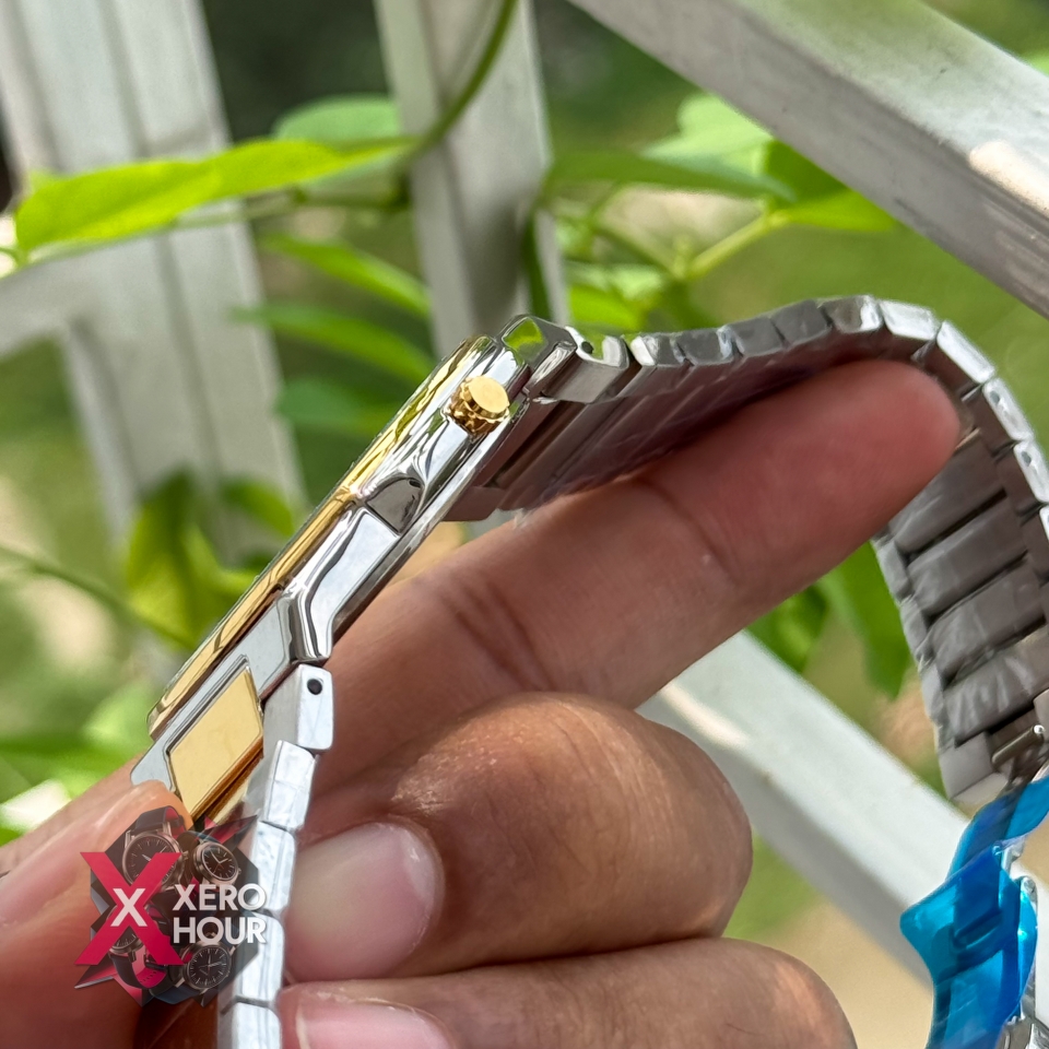 Sober Hexagon (7666 series)| 6.6mm | Dual Tone White Dial_img_6