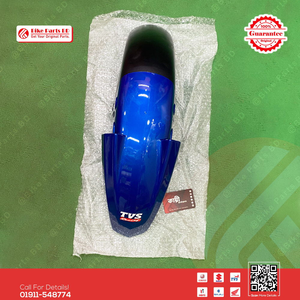 Mudguard (Blue Color) for TVS RTR 4V 160cc bike._img_0