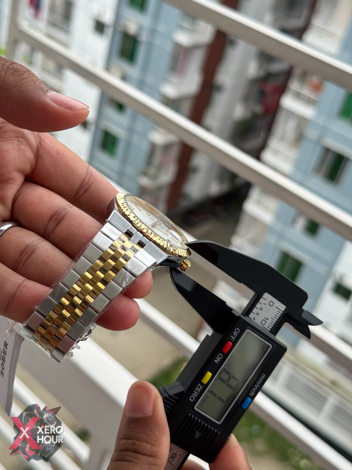 Sober Land Dweller Shape (A15 Model) | 8.7mm Slim | Dual Tone Black dial_img_2